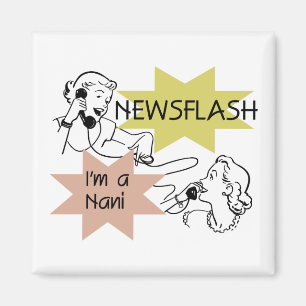Kurznachricht bin ich ein Nani T - Shirts und Magnet