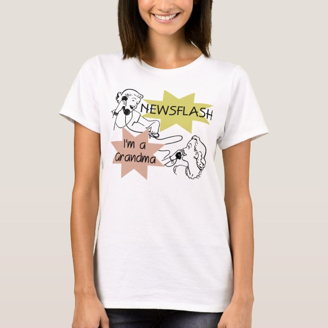 Kurznachricht bin ich eine Großmutter-T - Shirts (Vorderseite)