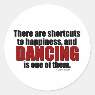 Kürzung bei Glück Runder Aufkleber