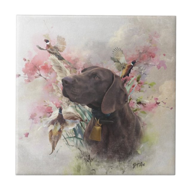 Kurzzeiger Fliese (Vorderseite)