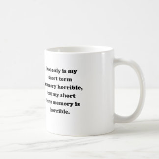 Kurzzeitgedächtnis Kaffeetasse