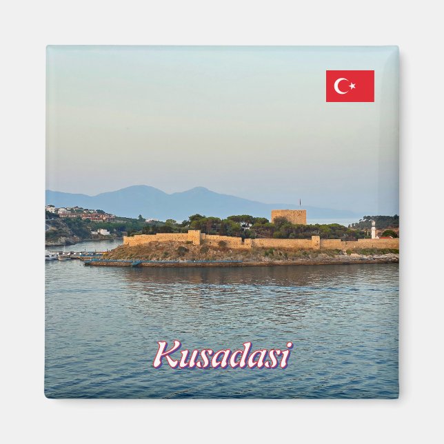 Kusadasi-Küste in der Türkei Magnet (Vorne)