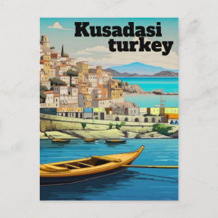 Kusadasi Türkei Reise Postkartengestaltung, Kusada Postkarte