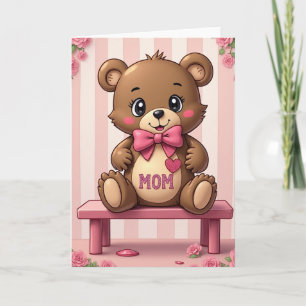 Kuschel-Bär-Mamas Lieb-Karte Karte