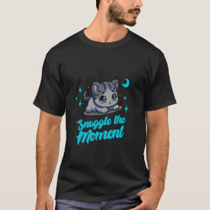 Kuschel den Moment Süßes Baby Windel Kätzchen Kusc T-Shirt