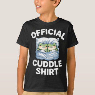 Kuschel-Shirt Lustig Süße Frösche Gemütlich T-Shirt