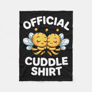 Kuschel-Shirt Süße Bienen Lustiges Cozy-Paar Fleecedecke