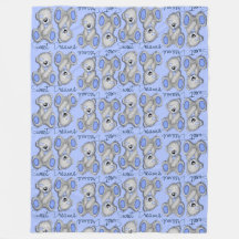 Kuschel Süße Träume Teddy-soft blau