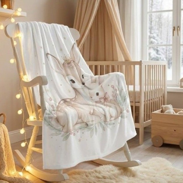 Kuscheldecke aus Fleece für den Winter im Wald (Von Creator hochgeladen)