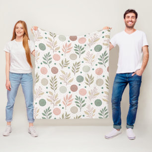 Kuscheldecke mit klassischem Polka-Punkt-Muster Fleecedecke