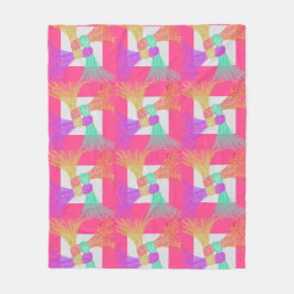Kuschelige Bunte Fleece-Decke 127 cm x 152 cm Fleecedecke