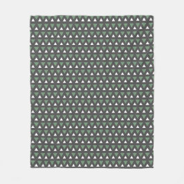Kuschelige Fleece-Decke mit modernem geometrischen Fleecedecke