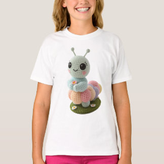 Kuschelige Raupe Ein Launischer Häkelfreund T-Shir T-Shirt
