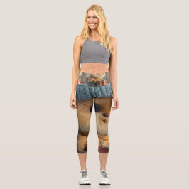 kuschelige Umarmungen Capri Leggings