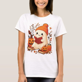 Kuscheliger Herbstgeist beim Lesen T-Shirt