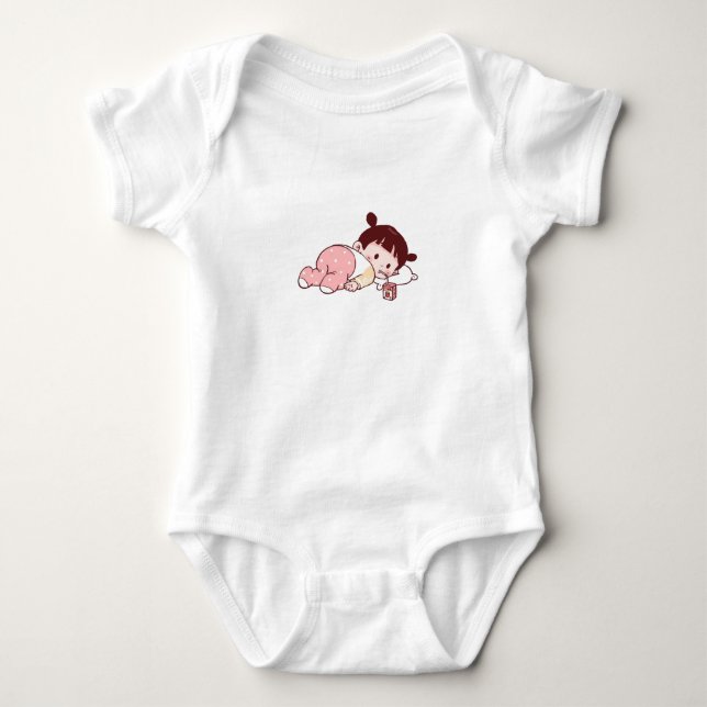Kuscheln im Stil Baby Strampler (Vorderseite)