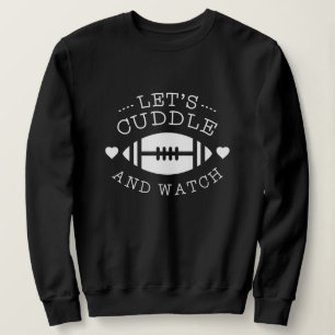 Kuscheln und Fußball Sweatshirt