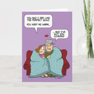 Kuscheln unter einer Decke - By the Yard® - Valent Karte