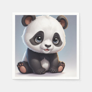 Kuschelpanda-Servietten Serviette