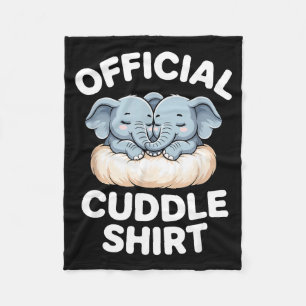Kuschliges Shirt Süßes Baby Elefant Kuscheln Fleecedecke