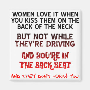 Kuss auf dem Neck Funny Kühlschrankmagnet Kühlschr Magnet