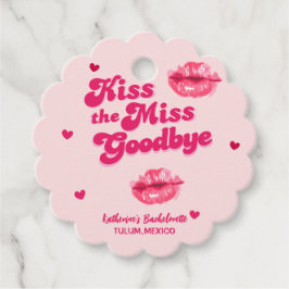 Küss auf der Jungfrau-Bachelorettenreise Geschenkanhänger