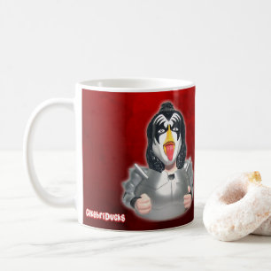 Kuss-Band-Gummiente - CelebriDucks Gene Simmons Kaffeetasse