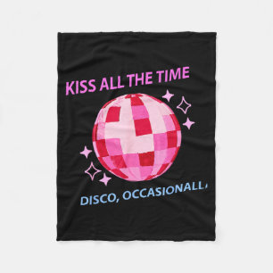 Küss den Disco aller Zeiten Gelegentlich Design Fleecedecke