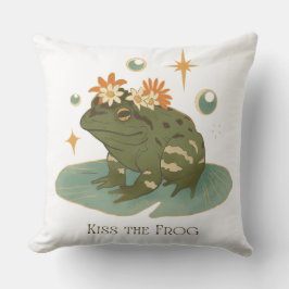 Küss den Froschwirbel-Rückgrat-Süsse-Frosch Kissen