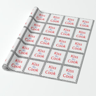Küss den Koch Geschenkpapier