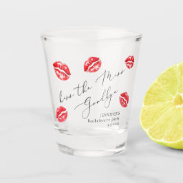 Küss den Miss-Goodbye-Junggeselinnen-Abschied Schnapsglas