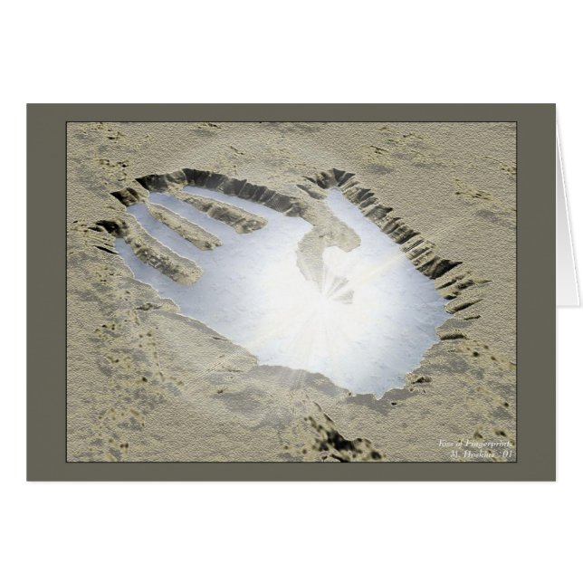 Kuss der Fingerabdrücke (Vorderseite (Horizontal))