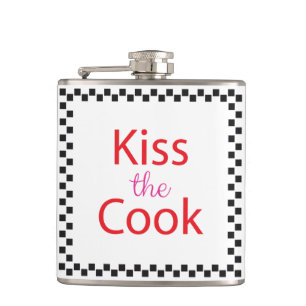 Kuss der Koch Flachmann