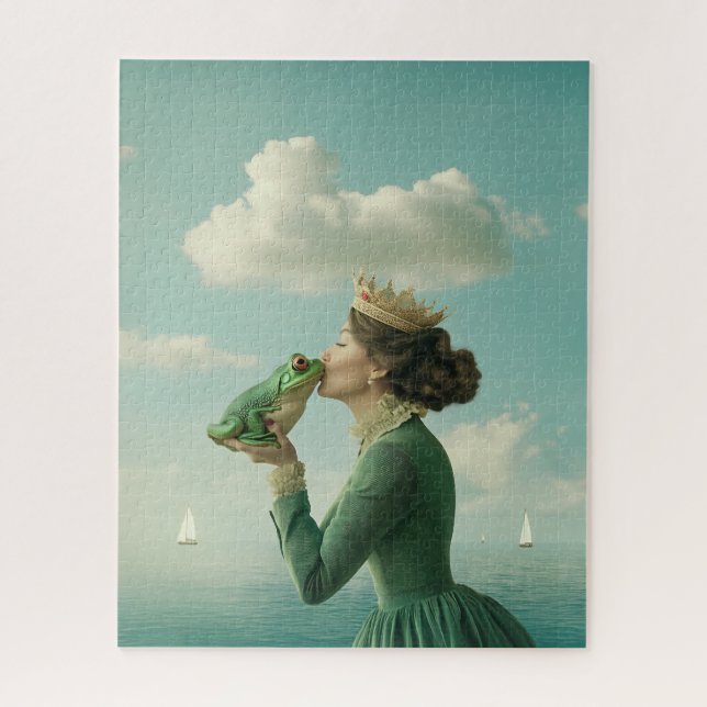 Kuss des Froschprinzen Puzzle (Vertikal)