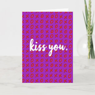 Küss dich Xo Modern Love Card Karte