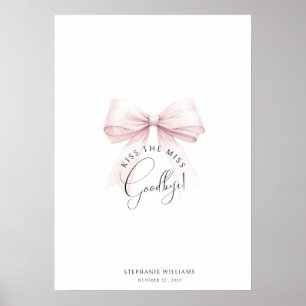 Küss die Miss Goodbye Erinnerungsplakat Poster