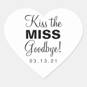 Kuss die Miss Heart Sticker