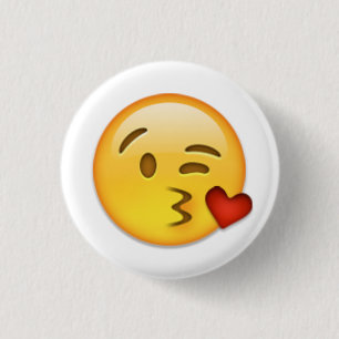 Kuss-Gesicht Emoji Button