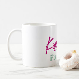 'küss me i'm irish' T - Shirt Kaffeetasse