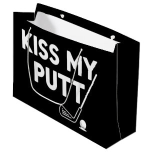 Küss meinen Putt Golf Lustige Witze Sarkastischer Große Geschenktüte