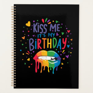 Küss mich, es ist mein Geburtstag Planer