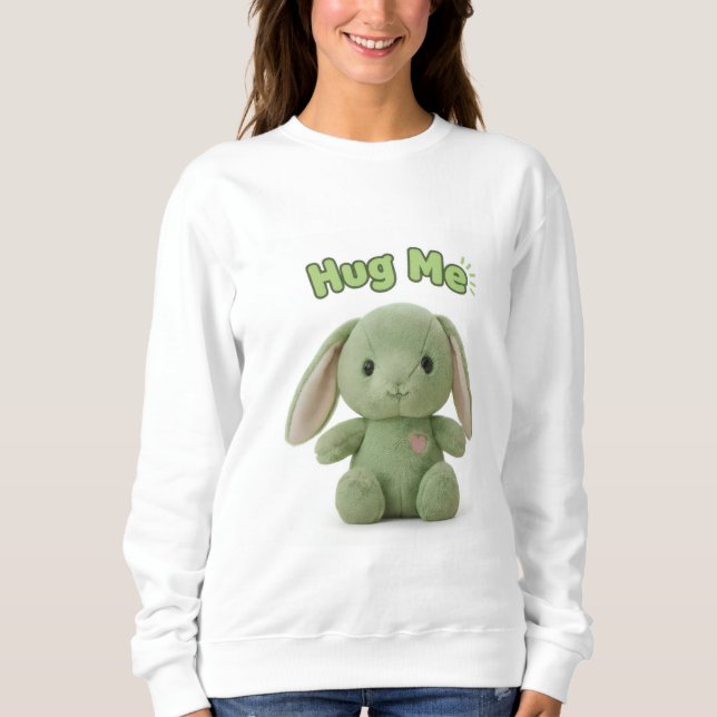 Küss mich Häschen Sweatshirt (Vorderseite)