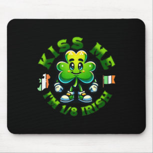 Küss mich, ich bin 18, Irischer St. Patricks Tag G Mousepad