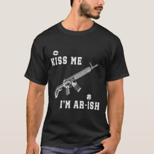 Küss mich, ich bin Ar-ish St. Patricks Day irische T-Shirt