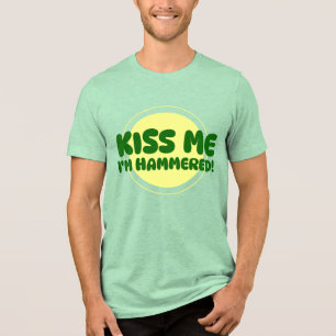 Küss mich, ich bin betrunken! T-Shirt Tri-Blend Shirt