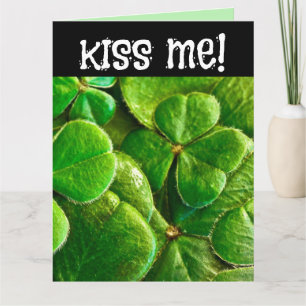 KÜSS MICH, ICH BIN IRE AM ST. PATRICKSTAG ROMANTIS KARTE