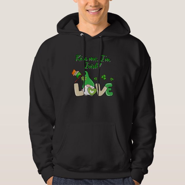 Küss mich, ich bin irisch hoodie (Vorderseite)