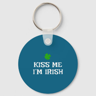 Küss mich, ich bin irisch St. Patricks Tag Irish F Schlüsselanhänger