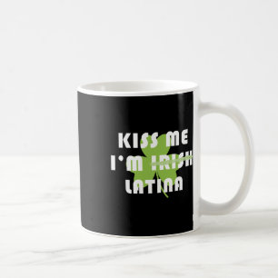 Küss mich, ich bin irischer Kleeblatt St. Patrick' Kaffeetasse