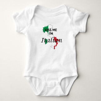 Küss mich, ich bin Italiener Baby Strampler